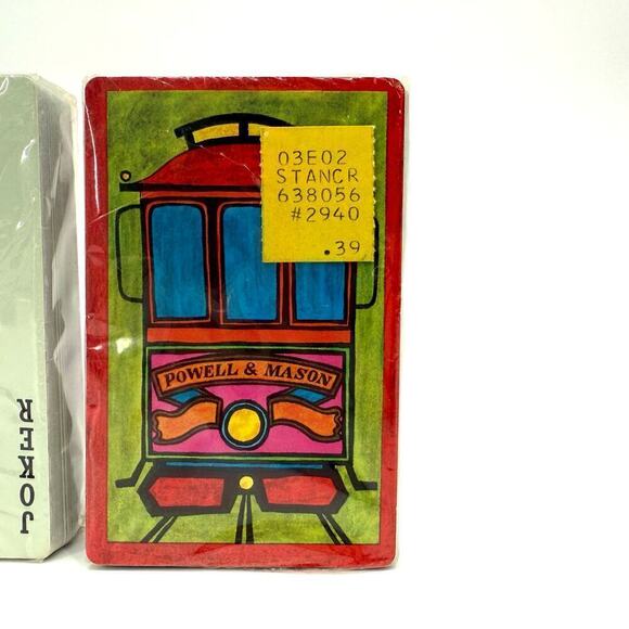 Lot/2 Vintage New Playing Cards Nu-Vue Stardust  Plastic Coated Powell & Mason - Picture 5 of 6